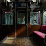 woman, train, kyoto, japan, people, transportation, work, routine, waiting, daylight, morning, japancontest